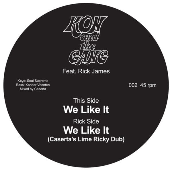 Kon And The Gang Rick James – We Like It (7", Star Time, 2020) Front Cover