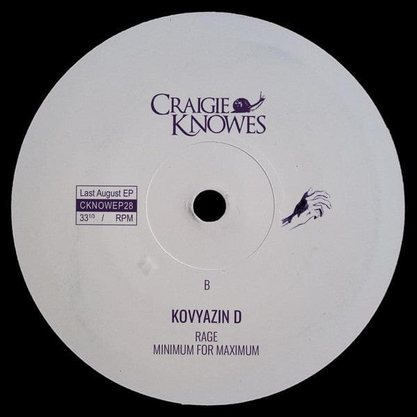 Kovyazin D - Last August EP (12") Craigie Knowes