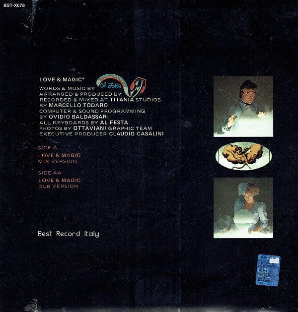Kristal (2) - Love & Magic (12", Ltd, RE) Best Record Italy, Best Record