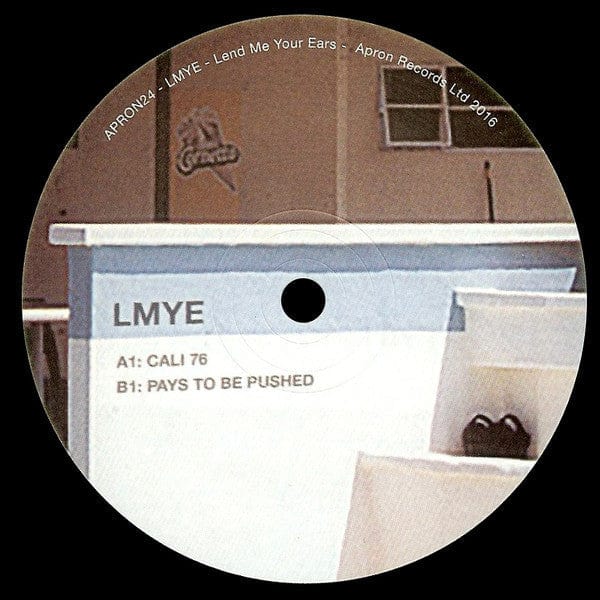 L.M.Y.E. – Lend Me Your Ears (12", Apron Records, 2016) Back Cover