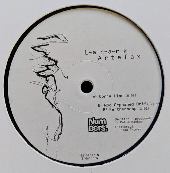 Lanark Artefax – Corra Linn (12", Numbers., 2019) Back Cover