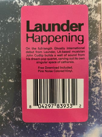 Launder – Happening (2xLP, Pink Noise, Ghostly International, 2022) Image 3