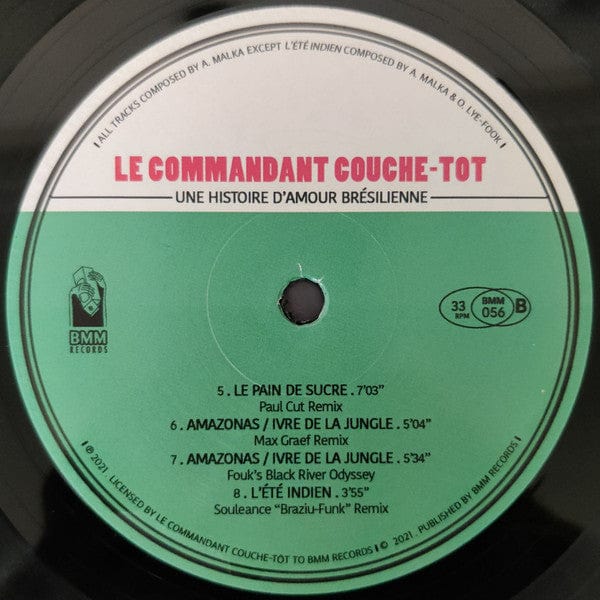Le Commandant Couche-Tôt - Une Histoire D'Amour Brésilienne (12") BMM Records Vinyl