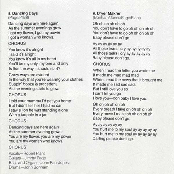 Led Zeppelin – Houses Of The Holy (CD, Atlantic) Image 5