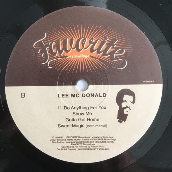 Lee McDonald – Sweet Magic (LP, Favorite Recordings, 2011) Image 4