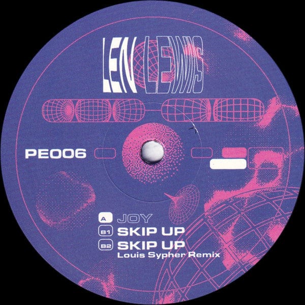 Len Lewis – Joy / Skip Up (12", Physical Education, 2021) Back Cover