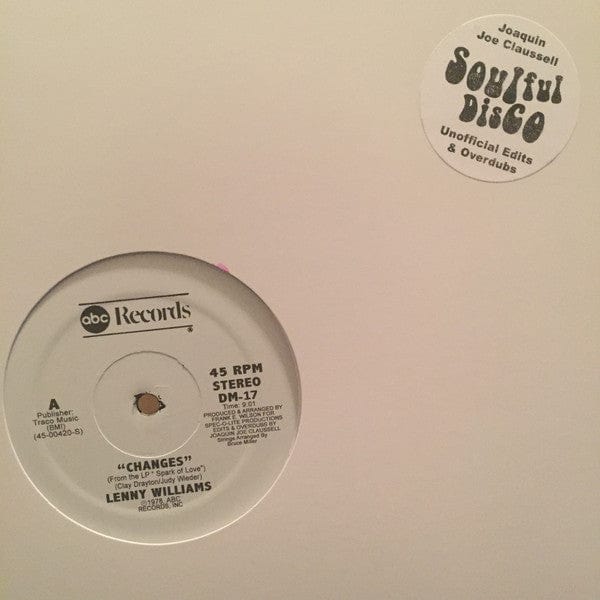 Lenny Williams - Changes (12") ABC Records Vinyl