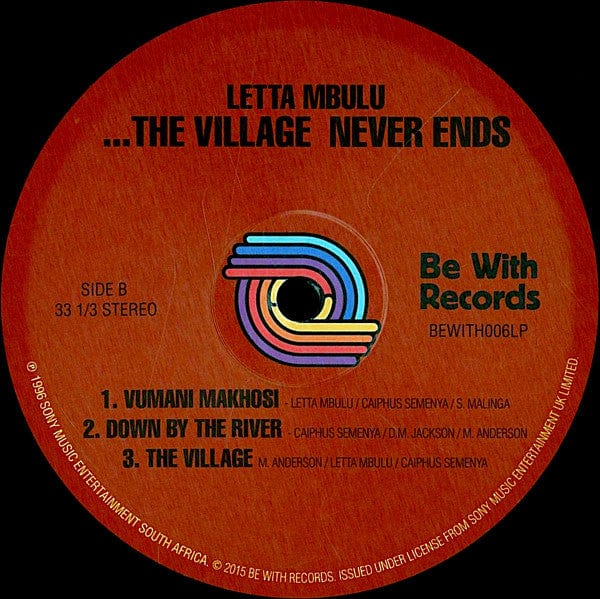 Letta Mbulu – In The Music......The Village Never Ends (LP, 180g, Be With Records, 2015) Image 4