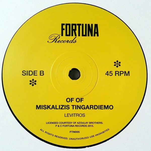 Levitros – Kara Kaslar / Of Of / Miskalizis Tingardiemo (10", Fortuna Records, 2015) Image 4