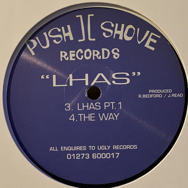 LHAS – The Hevalo (12", Push II Shove, 2021) Back Cover