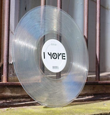 Librah – My Love Is 4ever (12", Crystal Clear Transparent, Yore Records, 2013) Back Cover