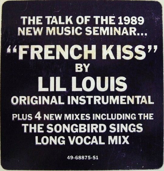Lil Louis – French Kiss (12", Epic, 1989) Image 3