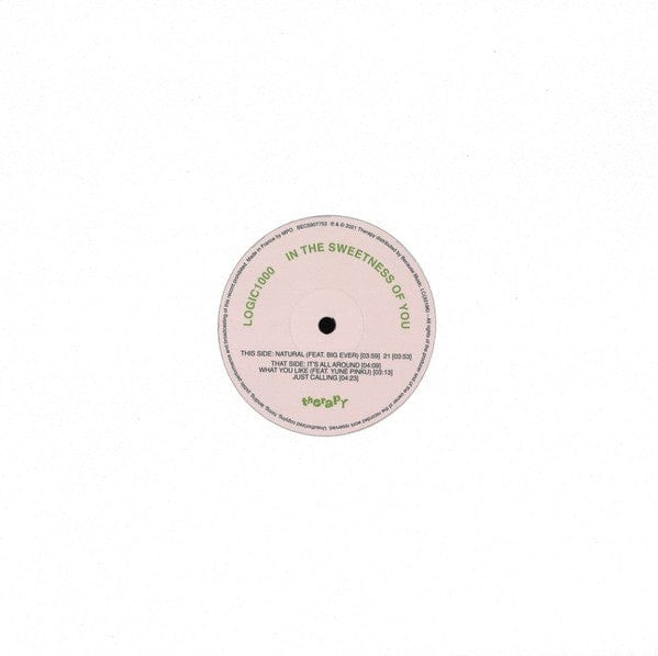 Logic1000 – In The Sweetness Of You (12", Because Music, 2021) Back Cover