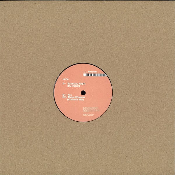 Lone (2) - Saturday Night (DJ Kicks) (12") !K7 Records