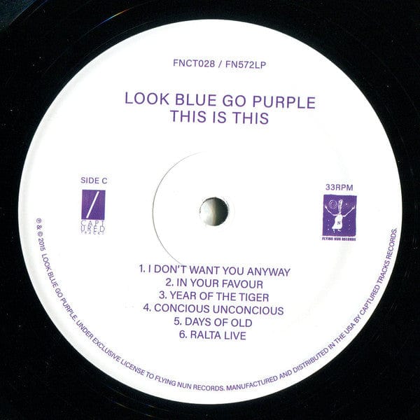 Look Blue Go Purple – Still Bewitched (2xLP, Flying Nun Records, 2017) Image 5