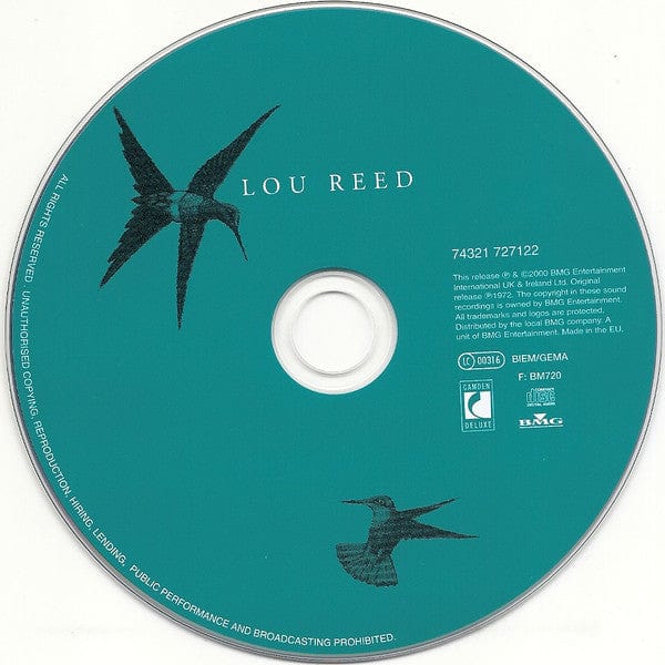 Lou Reed – Lou Reed (CD, Camden Deluxe, 2000) Image 5