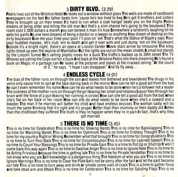 Lou Reed – New York (CD, Sire, 1989) Image 5