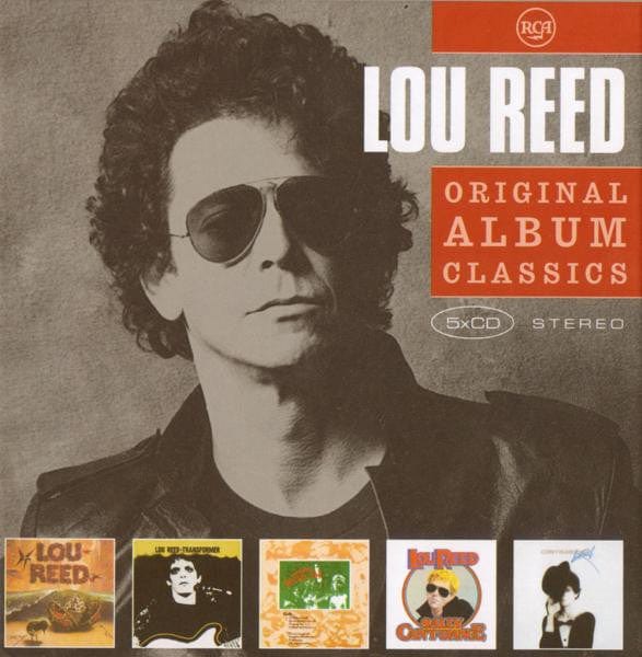 Lou Reed – Original Album Classics (Box Set+CD+CD+CD+CD+CD, Cardboard sleeve, RCA, 2008) Front Cover
