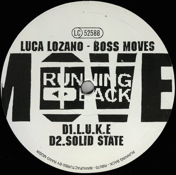 Luca Lozano – Boss Moves (2x12", Running Back, 2018) Image 6