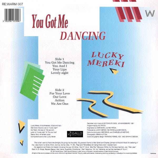 Lucky Mereki - You Got Me Dancing (LP) RE:WARM Vinyl 5053760072096