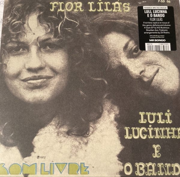 Luli Lucinha O Bando – Flor Lilás (7", Mr Bongo, 2021) Front Cover