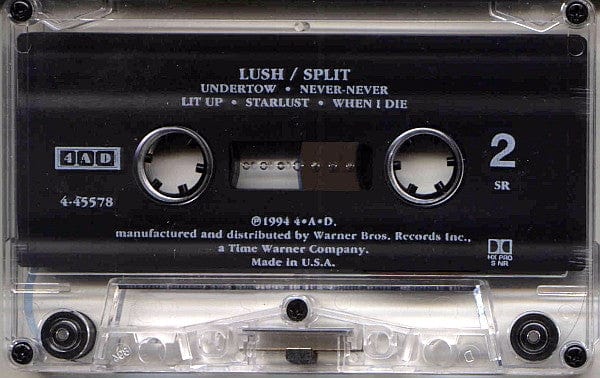 Lush – Split (Cassette, 4AD, 1994) Image 3