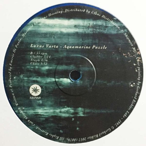 Luxus Varta – Aquamarine Puzzle (12", Blue Marbled, Shipwrec, 2017) Image 3