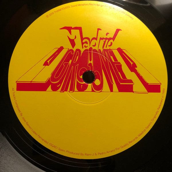 Madrid Groove – Arsa (12", Thank You, 2019) Back Cover