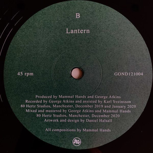 Mammal Hands - Oni / Lantern (12") Gondwana Records Vinyl 5050580753266
