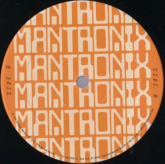 Mantronix – Bassline (12", Green Logo Sleeve, Warlock Classics, 1999) Image 4