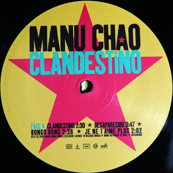 Manu Chao – Clandestino (2xLP+CD, Gatefold, Because Music, 2013) Image 5