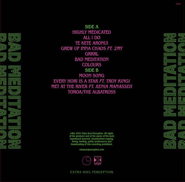 Mara TK - Bad Meditation (LP) Extra Soul Perception,Years Gone By Vinyl