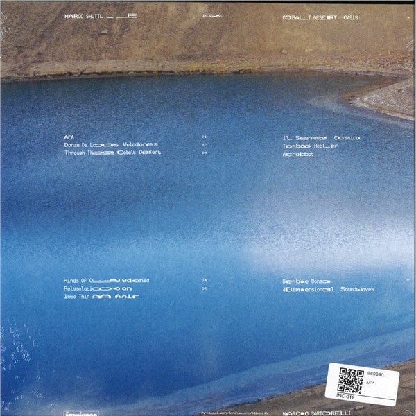 Marco Shuttle – Cobalt Desert Oasis (2x12", Incienso, 2021) Back Cover