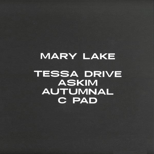 Mary Lake – Askim (12", Nous'klaer Audio, 2021) Back Cover