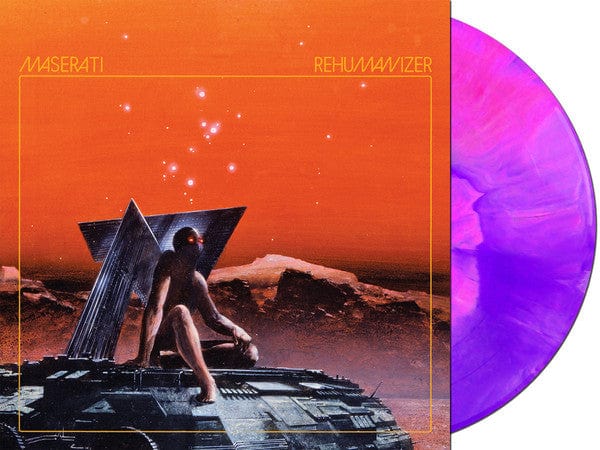 Maserati – Rehumanizer (LP, Transparent Pink w/ Purple Haze, Temporary Residence Limited, 2021) Back Cover