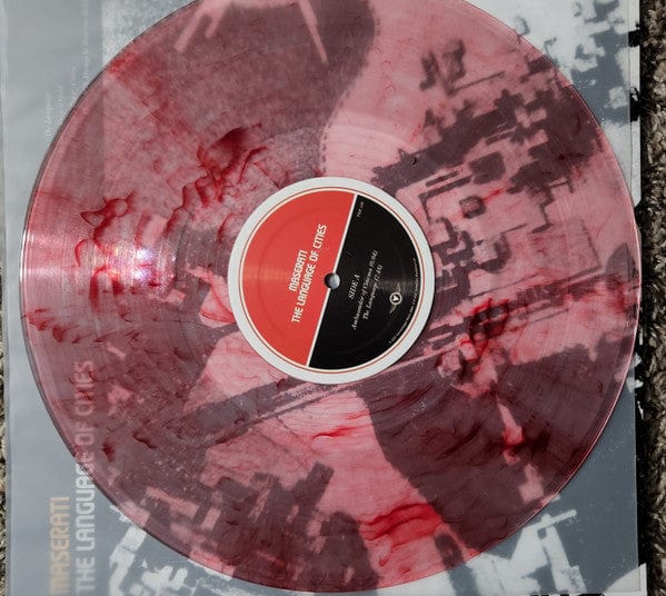 Maserati – The Language Of Cities (LP+LP, Clear With Red High-Melt+Clear With Yellow High-Melt, Temporary Residence Limited, 2022) Image 5