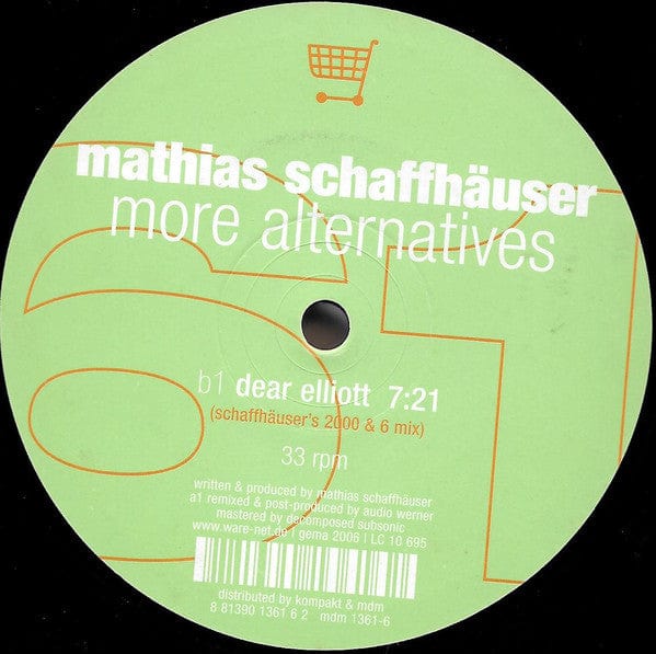 Mathias Schaffhäuser – More Alternatives (12", Ware, 2006) Image 3