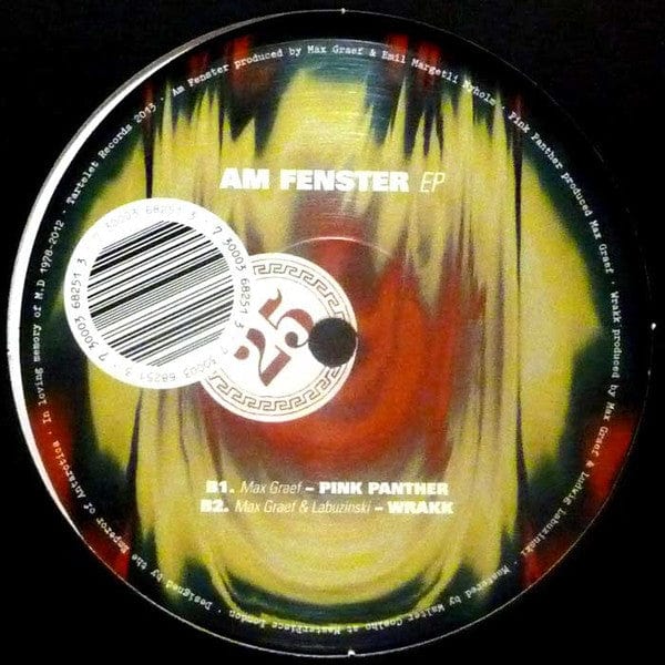 Max Graef – Am Fenster (12", Tartelet Records, 2013) Back Cover