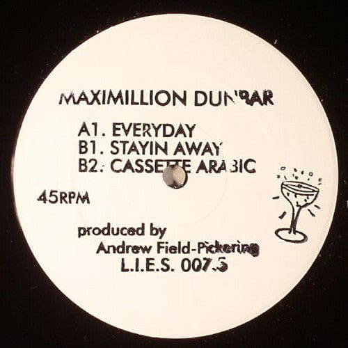 Maximillion Dunbar – Everyday EP (12", L.I.E.S. Records, 2011) Front Cover