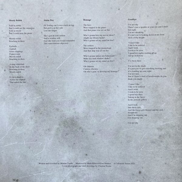 Maxine Funke - Seance (12") A Colourful Storm Vinyl 4251804124904