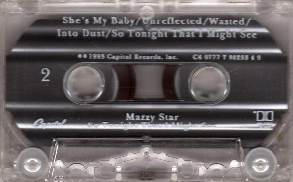 Mazzy Star – So Tonight That I Might See (Cassette, Capitol Records, 1993) Image 5