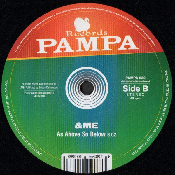 &ME - In Your Eyes (12") Pampa Records Vinyl 4260544825668