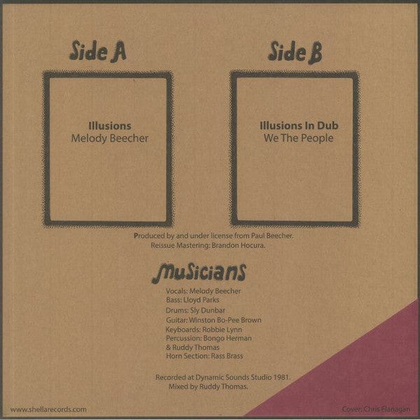 Melody Beecher - Illusions on Shella Records at Further Records