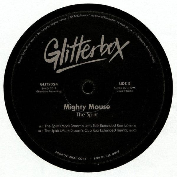 Mighty Mouse - The Spirit (12") Glitterbox Vinyl