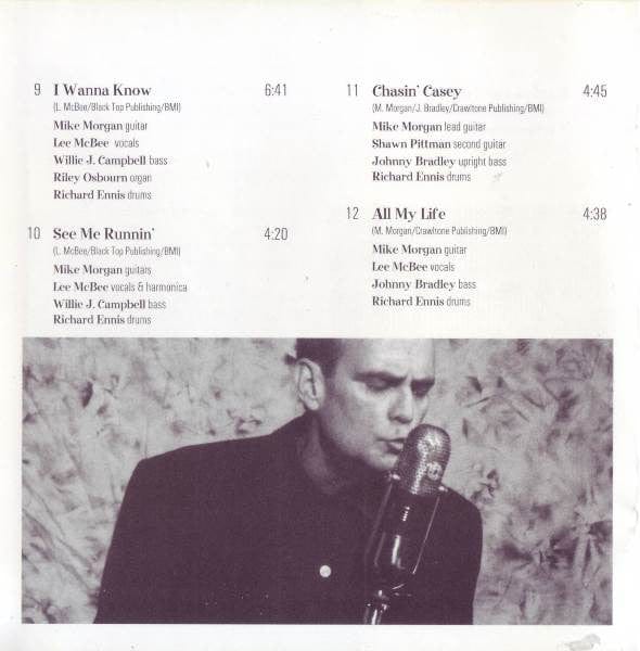 Mike Morgan & The Crawl Lee McBee – I Like The Way You Work It! (CD, Black Top Records, 1999) Image 5