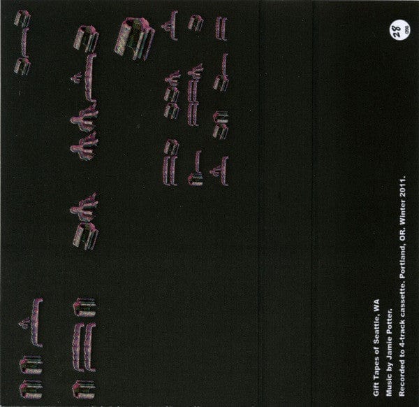 Million Mists – Original Motion (Cassette, Gift Tapes, 2011) Back Cover