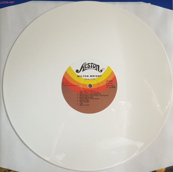 Milton Wright – Spaced (LP, White, Alston Records, 2020) Image 5