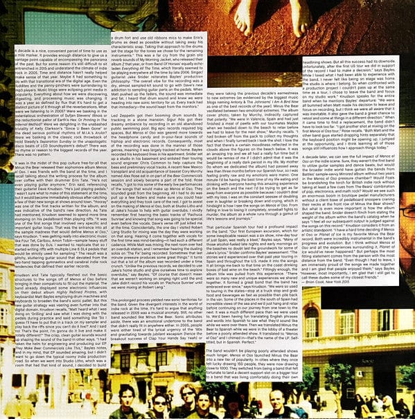 Minus The Bear - Menos El Oso (LP) Suicide Squeeze Vinyl 803238004716