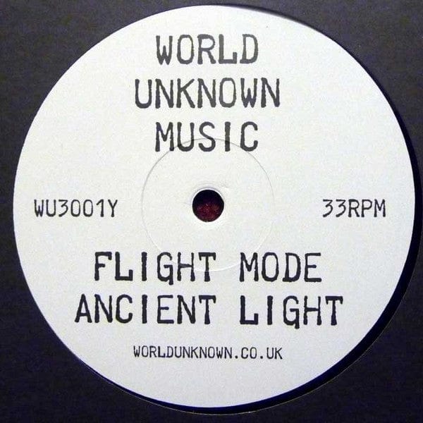 Mo Reece Flight Mode – C Mo Futur / Ancient Light (12", World Unknown, 2017) Back Cover