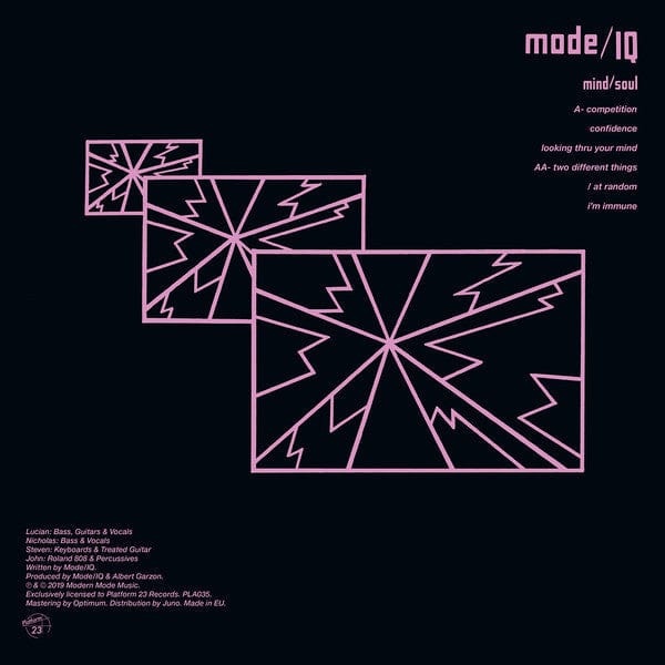Mode/IQ - Mind / Soul (12", MiniAlbum, RE) Platform 23 Records